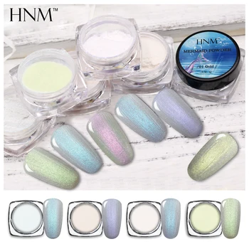 

HNM 1g Holographic Powder Dust Dipping Powder Nails Pigment Glitters Acrylic Powder Sliver Nail Art Glitter Nail