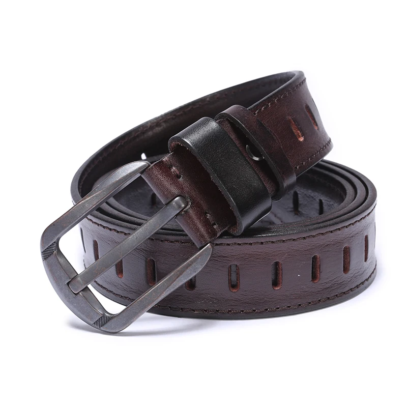

2018 new hot designer belts men high quality wide pin buckle luxury 100% real full grain genuine leather hollow ceintures eagle