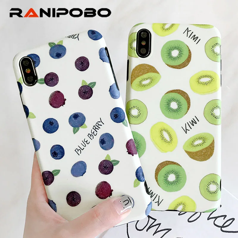 

Summer Fresh Fruits Phone Cases For iPhone XS Max XR 6 6S 7 8 Plus X XS Soft IMD Protective Peach Phone Back Cover Cases Gifts