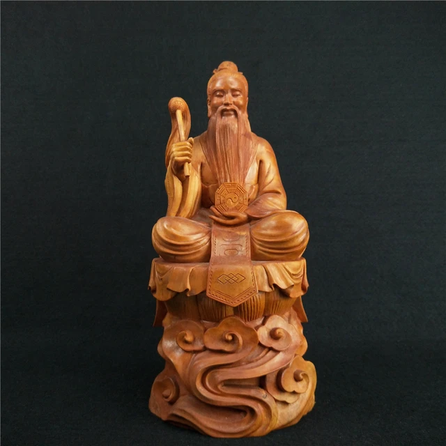 Lao Zi Taoism Wood Carving, Feng Shui Office Decoration - AliExpress