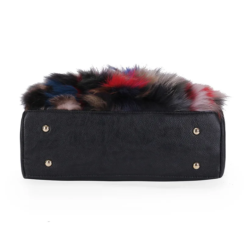 bolsa feminina multicolorido pele crossbody saco