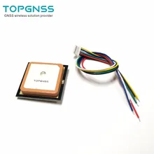 Módulo 3.3-5 v ttl uar GN-801 gps glonass módulo duplo m8n gnss antena receptor, flash embutido, nmea0183 fw3.01