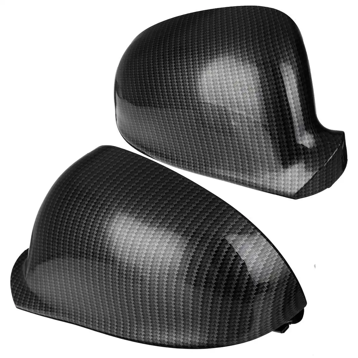Для игры в гольф, MK5 Rabbit GTI R32 Стандартный для VW Jetta 2006 2007 2008 2009 1K0857537 1 пара углеродного волокна сторона боковое зеркало Чехлы Кепки
