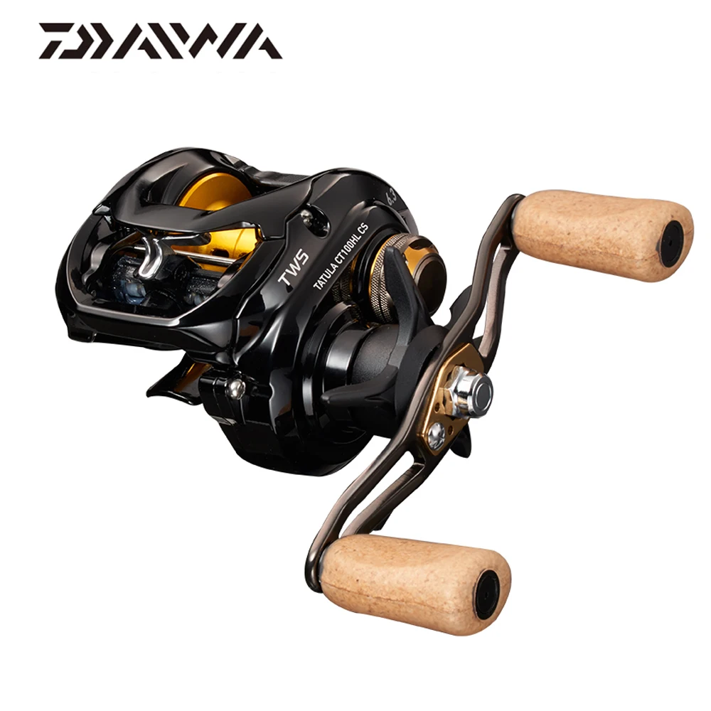 دايوا TATULA CT CS Baitcasting الصيد بكرة 100 H 100HL 100HS 100HSL 205g 7 + 1BB 6 كجم TWS المياه العذبة الصيد بكرة