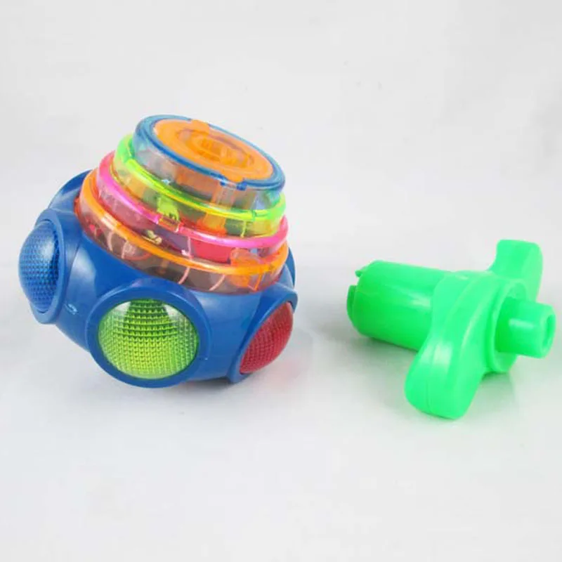 1 шт. игрушки с гироскопом, спиннинг, светящаяся светодиодная подсветка, детские игрушки для детей с музыкальным мигающим светящимся в темноте