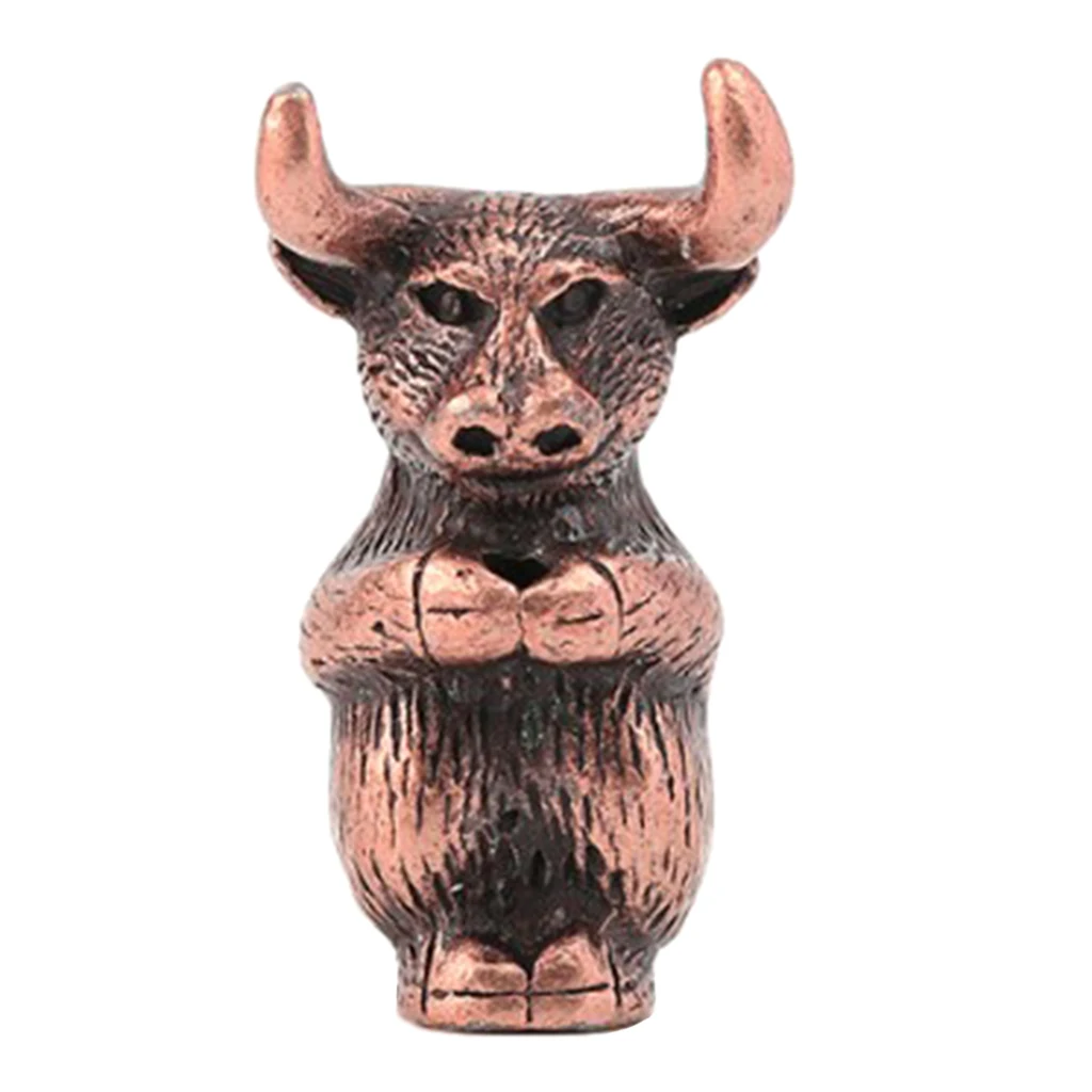 Mini Size Copper Chinese Feng Shui Zodiac Animal LUCKY Fortune Wealth Office Home Decoration Lucky Ornaments
