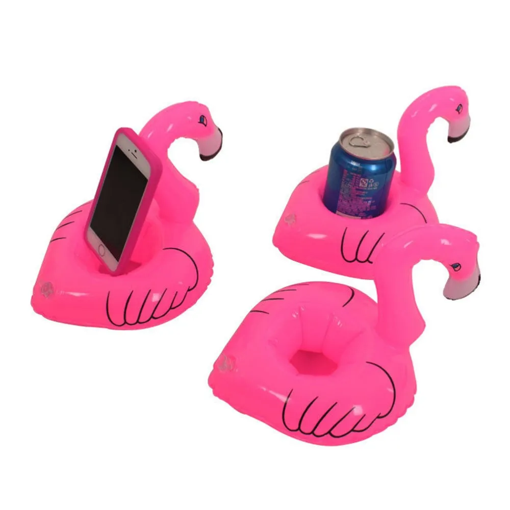 small inflatable flamingo