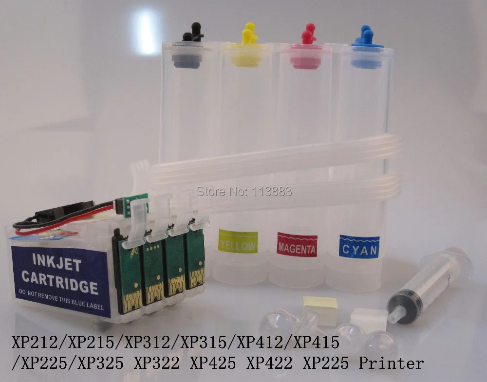 

T1811XL cartridge continuous ink supply system for epson XP212/XP215/XP312/XP315/XP412/XP415/XP325 XP322 XP225 XP422 XP225 CISS