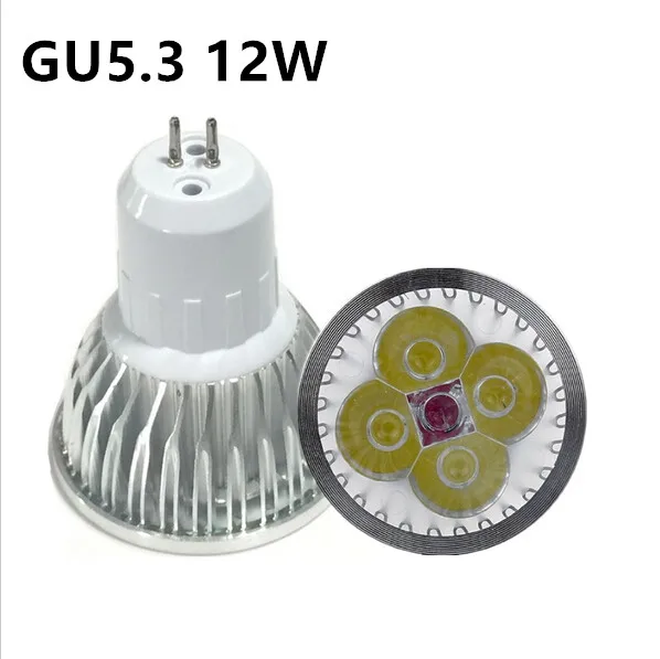 1 шт. супер яркий 9 Вт 12 Вт 15 Вт GU5.3 светодиодный светильник 110 В 220 В с регулируемой яркостью светодиодный прожектор Теплый/натуральный/холодный белый GU5.3 светодиодный светильник