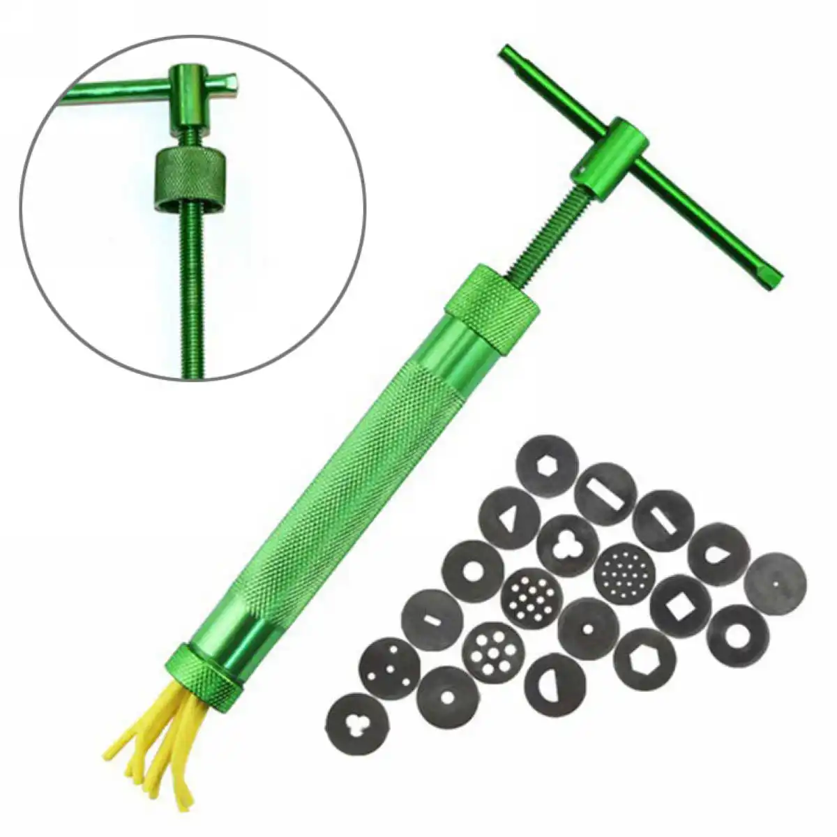 Clay Extruders Sculpture Gun Clay Sugar Paste Extruder Fondant Cake Sculpture Polymer Gun Tool Hot