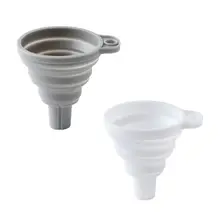 Мини силиконовая Складная воронка для жидкости Портативный Телескопический масляный бункер кухонные инструменты для наполнения