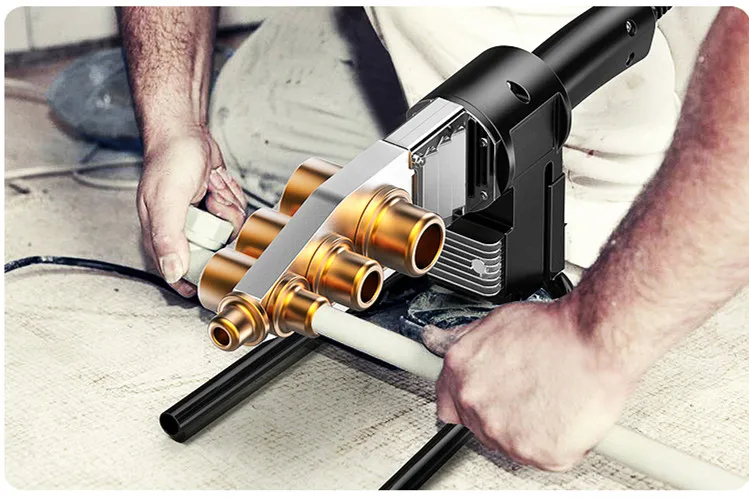 Pаспродажа ACCO Новый 20 63 мм 220 В разъем переменного тока 800 Вт аппарат для сварки ПВХ труб ppr трубы сварочный аппарат с цифровым дисплеем устройство для пл...