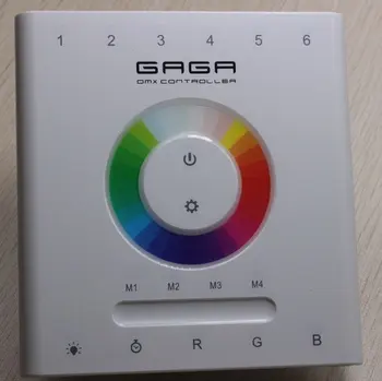 

dmx master controller with touch panel,wall-in type;DC12-36V input
