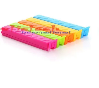 

by dhl or ems 100 sets Large Food Snack Bag Storage Sealing Clips,Seal Clamp Plastic Bags Ziplock Clip Home Food Storage Helper