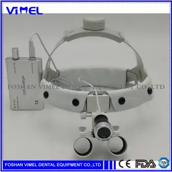 

2.5X/3.5X Dental Surgical Loupe Magnifier Optical Dentist Binocular Magnifying Surgery Loupe with LED Light