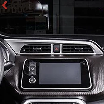 

For Nissan Kicks 2016 2017 2018 ABS Matte Center Air Conditioning Outlet Decoration Cover Trim Sticker Left Hand Driver Model