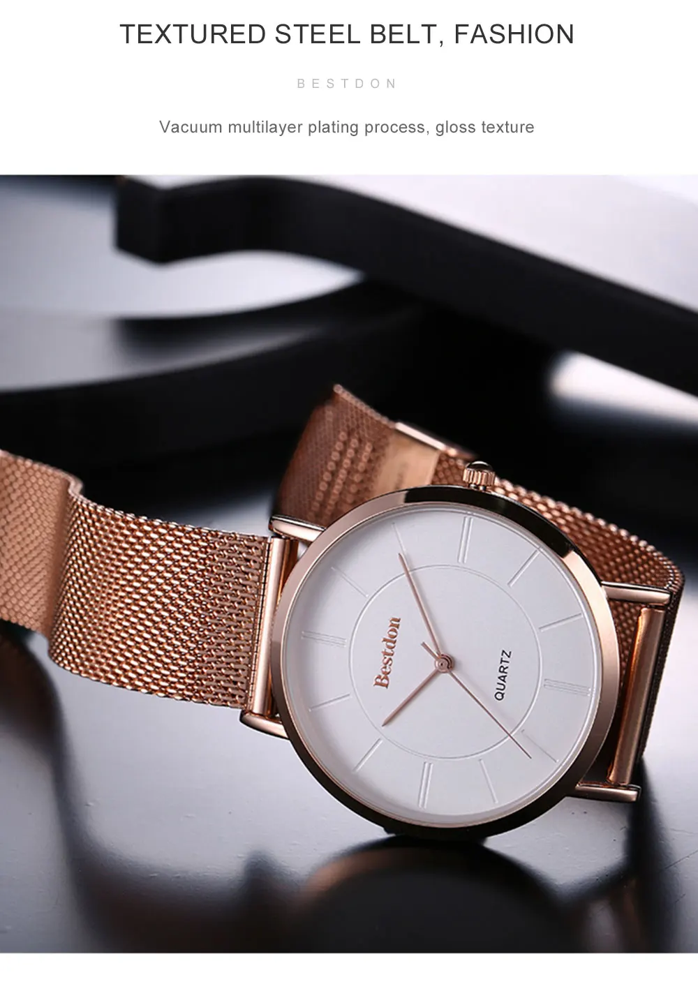 Bestdon 6,2 мм тонкие часы Мужские Простые Кварцевые водонепроницаемые наручные часы минималистичный ремешок из нержавеющей стали роскошный бренд подарок для мужчин горячая распродажа