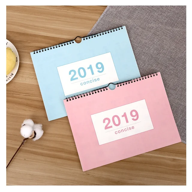 new 2019 wall calendar