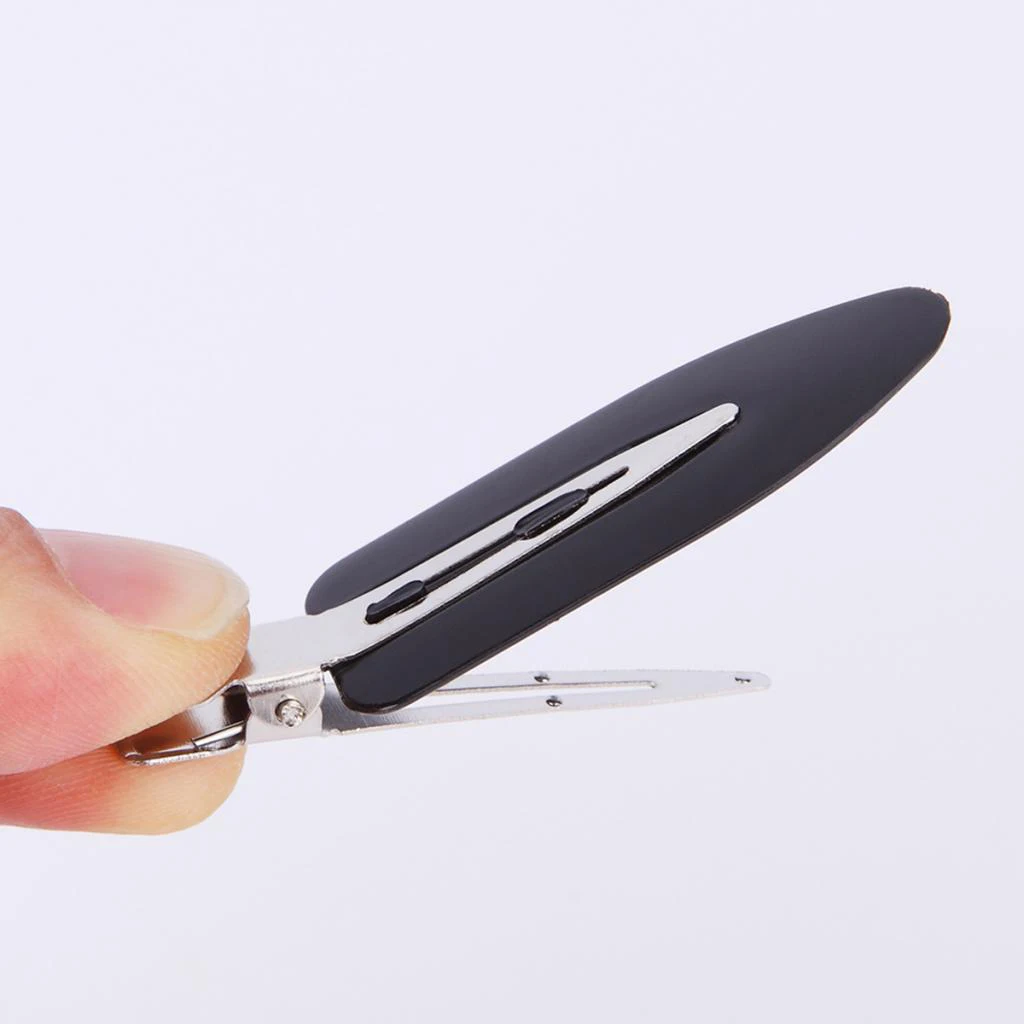 8Pcs Professional No Bend Hair Clips, Hairstyling Tool No Crease,No Mark,Great For Hair Styling And Makeup Application