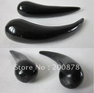 

L013 Tibet natural ox horn Massage stick hitting vital points tools Chinese Guasha treatment length about 10-12cm