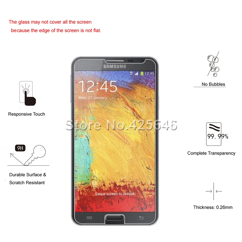 2 шт для samsung Note 3 Neo glass 2.5D Закаленное стекло для samsung Galaxy Note 3 Neo N7505 N750 7502 Защитная пленка для экрана