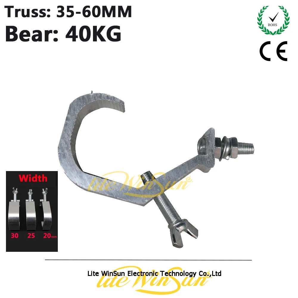 Light Duty Stage Lighting C Clamp for 1-12 to 2 Pipe or T