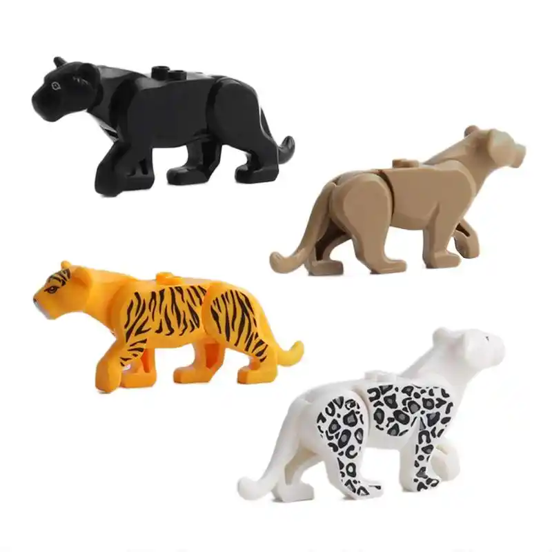 Crocodile Tiger Cow Buildable Model kids Gift Animal Building Blocks Fit Lego