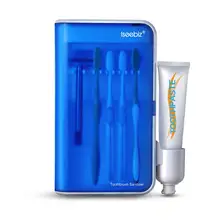 Стерилизаторы для зубных щеток УФ-коробка для дезинфицирующих средств здоровье Стоматологическая CareWall крепление для чистки зубных щеток чехол для хранения с держателем для зубной пасты