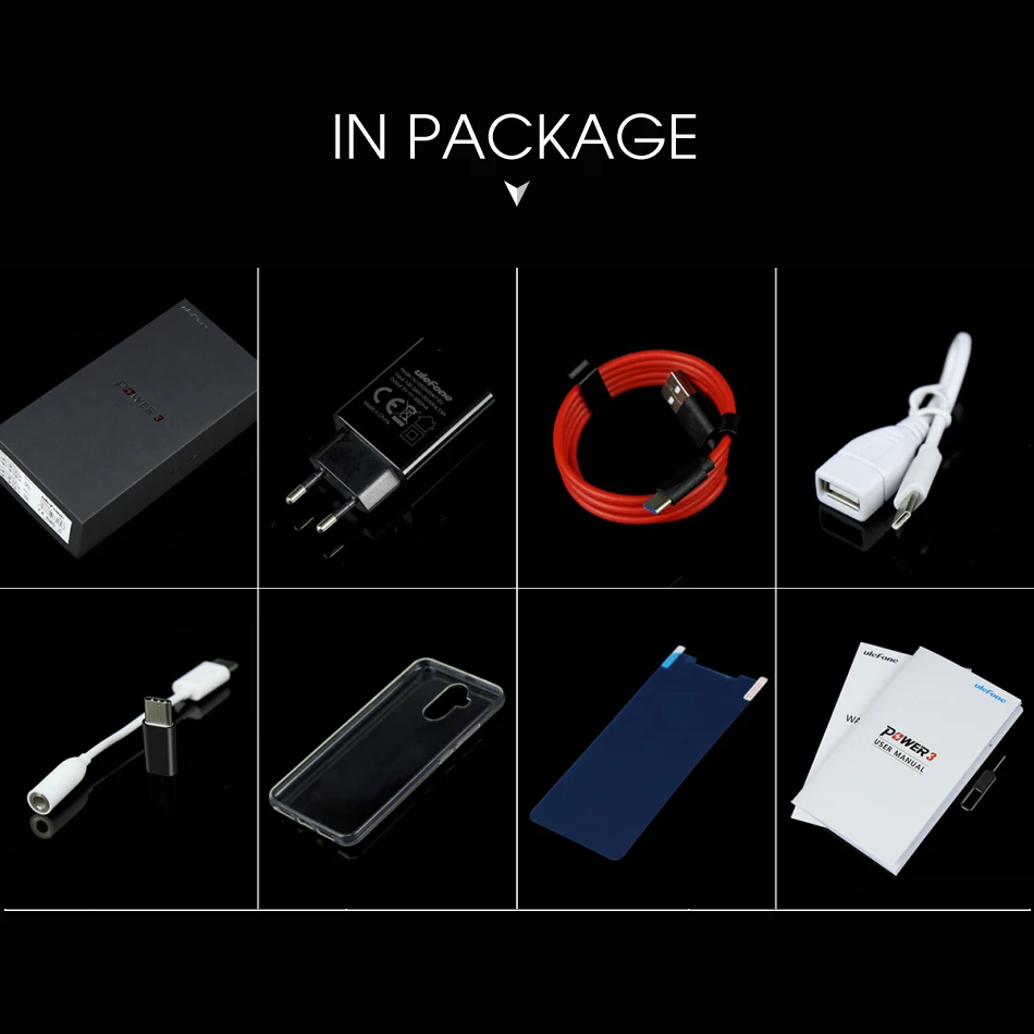 Ulefone Power 3 смартфон с 5 дюймовым дисплеем восьмиядерным процессором MT6763 ОЗУ 6 ГБ ПЗУ