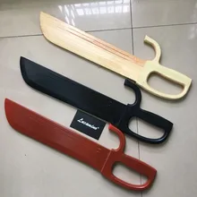 Épée de tai chi en bois, couleurs rouge et noir, performance de kung fu, kart, cham, aile, chun, épées en bois, artisanat des arts martiaux