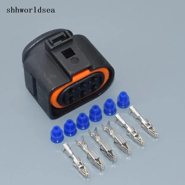 Shhworldsea 5 комплектов 6P 3 мм комплект LSU 4 2 чехол с сенсорным разъемом для VW 1J0973733 6