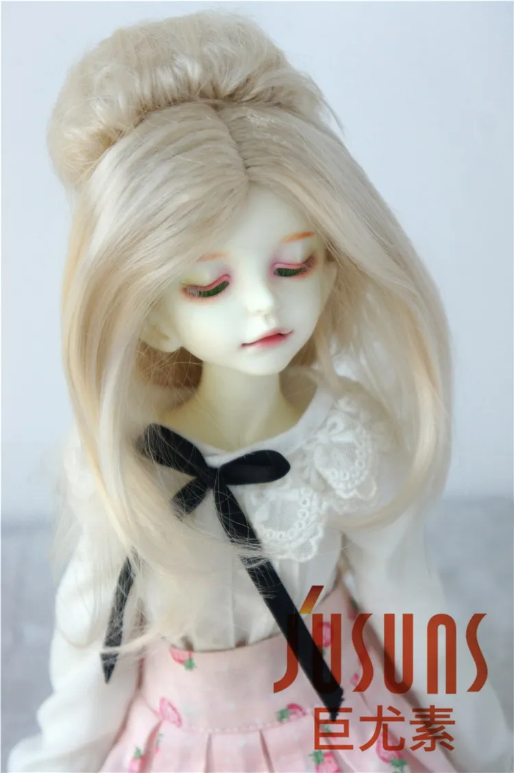 JD091 1/4 Классическая BJD синтетический парик мохера MSD Размеры 7-8 дюймов мягкий синтетический мохер куклы волосы куклы, аксессуары