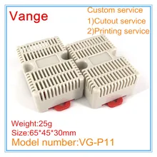 1 шт./лот din-рейку корпус батареи проект коробка 65*45*30 мм инструмент из АБС-пластика Корпус diy для устройства питания