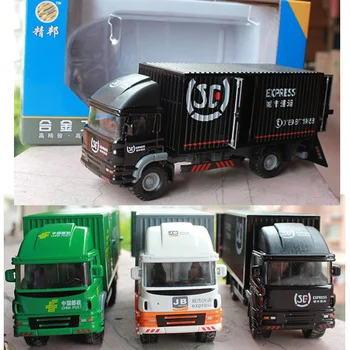 

1:60 Alloy Container Car Express Car Postal Car Small Alloy Car Model For Children's Toys