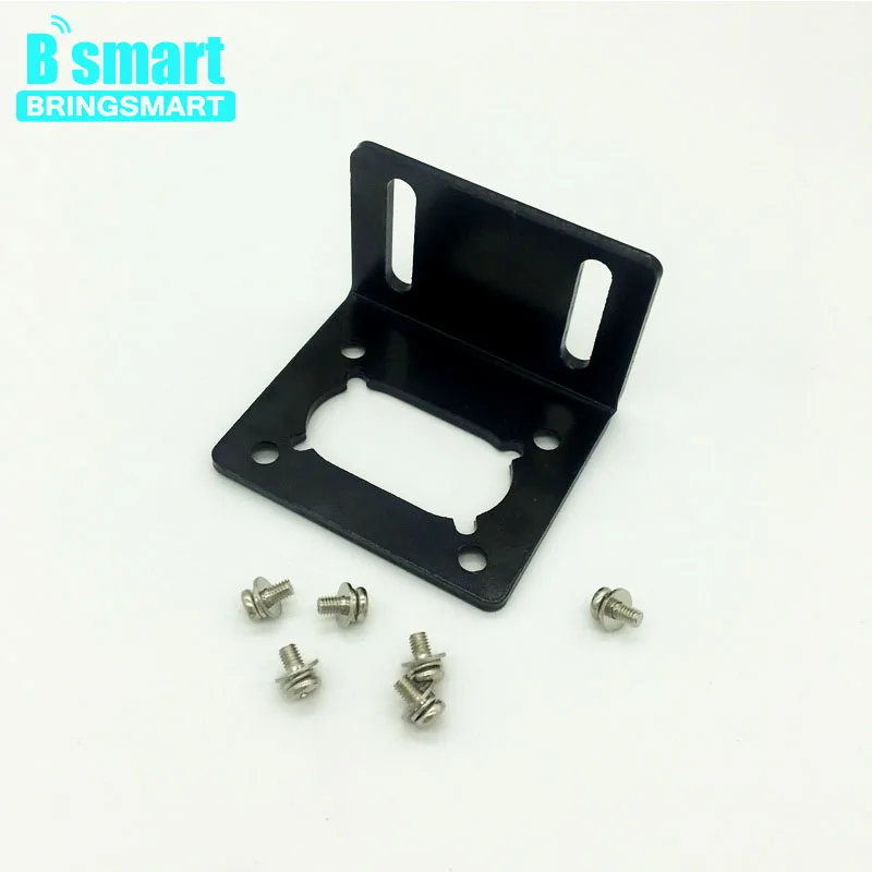 

Bringsmart 370 Mounting Bracket of Worm Gear Motor With Screw Support For Fixed Motor Running Smoothly Mini Motor Bracket