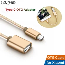 Type-C OTG Кабель-адаптер для Xiaomi mi 5 6 8 9 SE Lite Pro 5X 6X Max mi x 2 2S 3 Poco F1 USB C OTG конвертер для Red mi Note 7 Pro