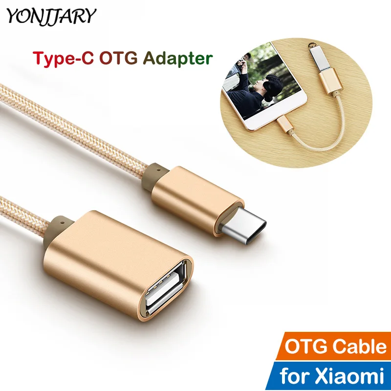 

Type-C OTG Adapter Cable for Xiaomi Mi 5 6 8 9 SE Lite Pro 5X 6X Max Mix 2 2S 3 Poco F1 USB C OTG Converter for Redmi Note 7 Pro