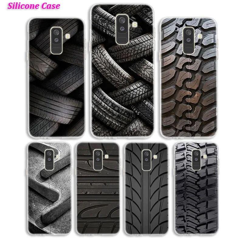 

Silicone Phone Case Tire Tread wheel Fashion for Samsung Galaxy A8S A6S A9 A8 Star A7 A6 A5 A3 Plus 2018 2017 2016 Cover