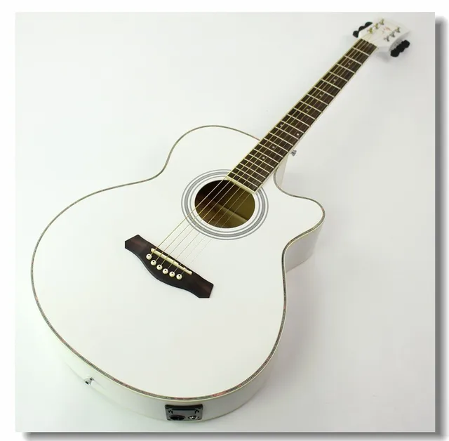 Cheap 40-36 NEW guitars 40 inch 5 EQ Electric Acoustic Guitar Rosewood Fingerboard guitarra with guitar pickup tuner strings