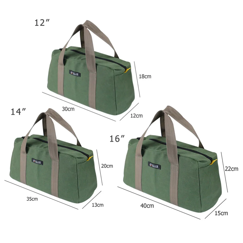 Multi-function Canvas Waterproof Storage Hand Tool Bag Portable Toolkit 