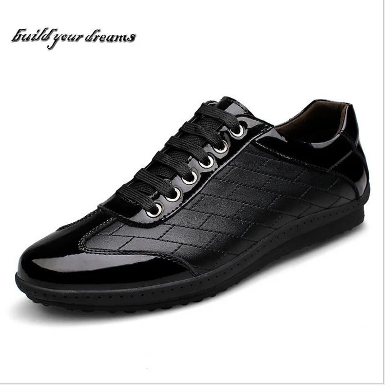 High quality Men's Genuine Leather Casual flat Shoes, New Fashion