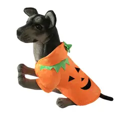 Хэллоуин Тыква одежда с принтом в виде собак карнавальный костюм зомби платье на осень-зиму сохранить теплые домашние животные щенок