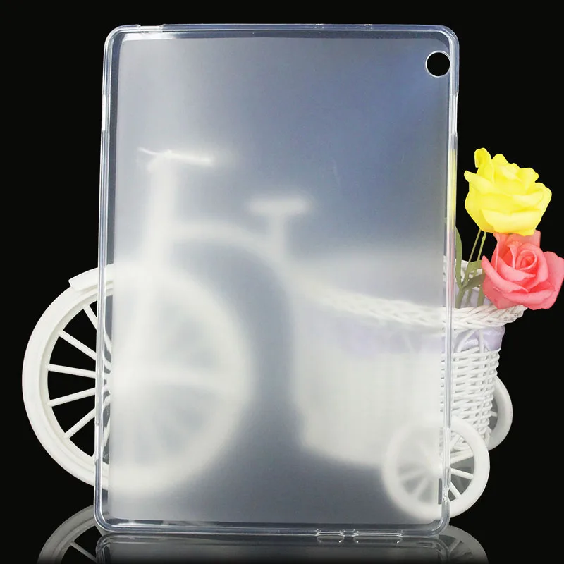 Paulo-KTG1096_2_ Pudding Anti Skid Soft Silicone TPU Protection Case for Huawei MediaPad M3 Lite 10(10.1 inch)