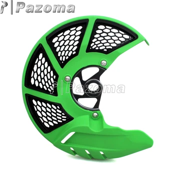 

Motorcycle Disc Guard Plate Front Brake Protector Cover for Kawasaki KX 125 250 06-08 KX 250F 450F 06-18 KLX 450R 08-16