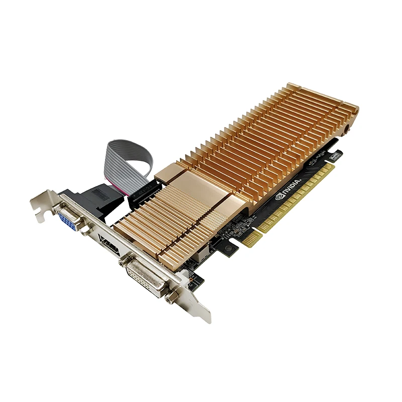 Новая Оригинальная видеокарта ASL GT710 slp knife 1G GDDR3 64bit видеокарты для nVIDIA VGA карты Geforce