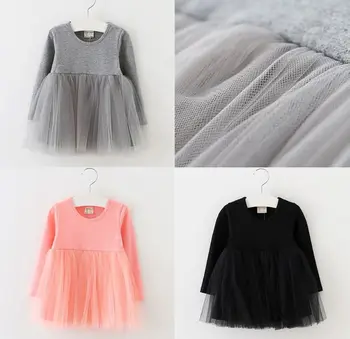 

Infant Baby Girls Dress Solid Party Dress For Toddler Girl 1 Year Brithday Baptism Clothes Double Formal Princess Dresses Outfit