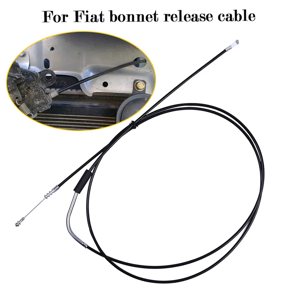 Черный фиксатор капота КАБЕЛЬ подходит Mk2& Mk2B 1999-2005 46524762 фиксатор капота КАБЕЛЬ внутренний и внешний кабель легко подходит# XP
