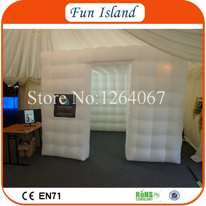 Бесплатная доставка лучшее качество портативная надувная фотобудка кубическая