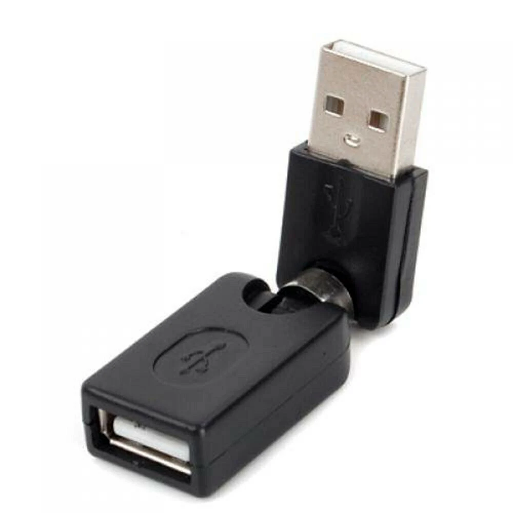 360 градусов поворотный регулируемый угол USB 2 0 штекер гнездо адаптер Кабельный