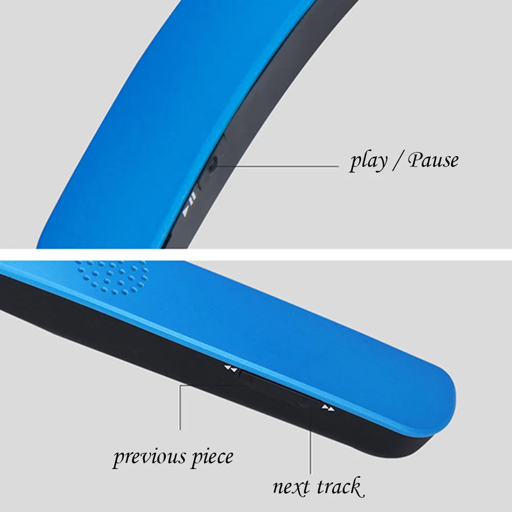 Bluetooth 5 0 беспроводной шейный платок динамик FM AUX SD USB стерео для iPhone 8|Портативные